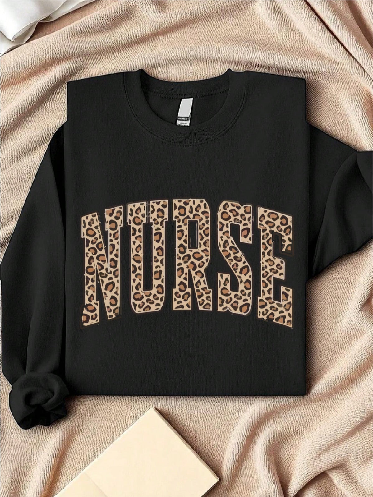Retro Leopard Nurse Sweatshirt