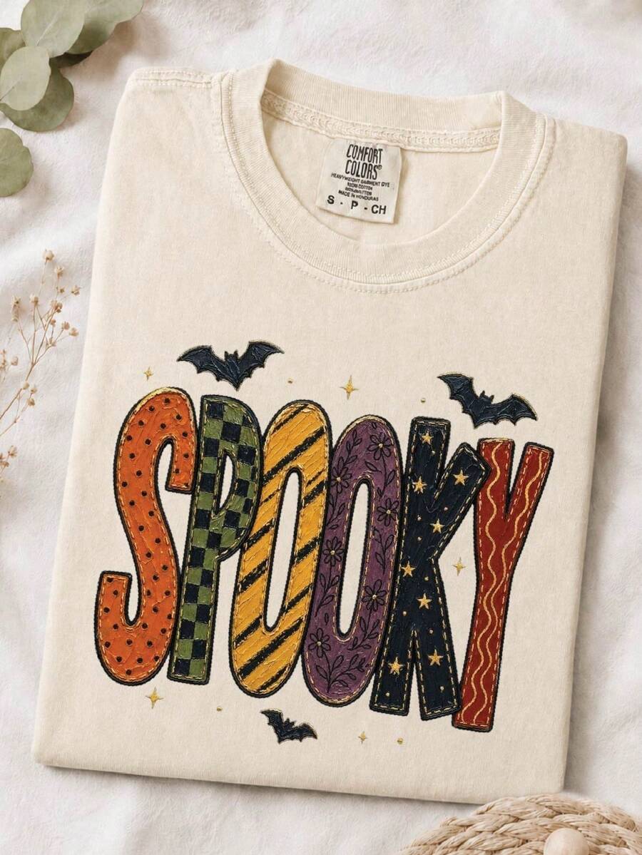 Spooky Halloween (DTF Graphic Print) T-Shirt