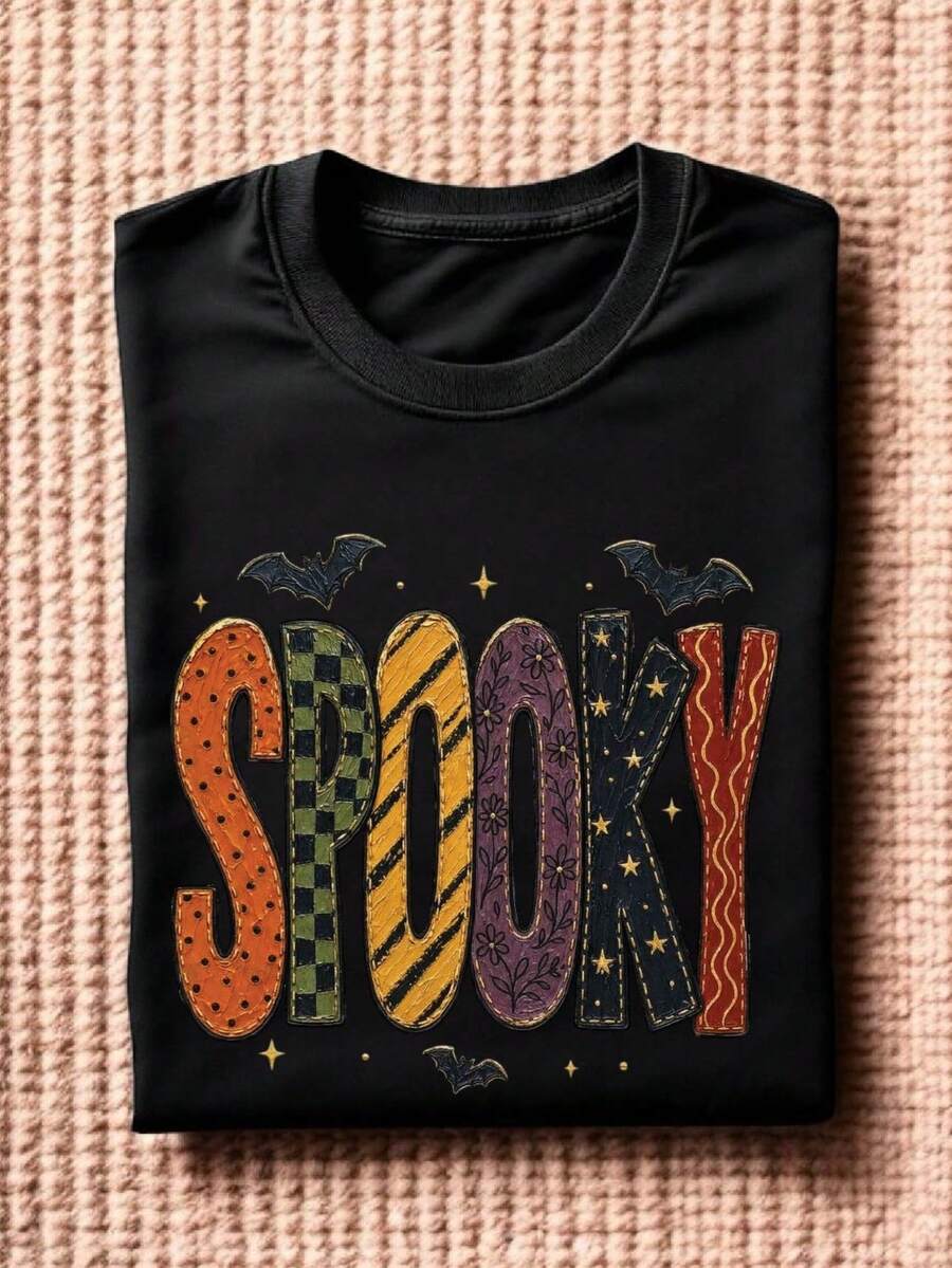 Spooky Halloween (DTF Graphic Print) T-Shirt