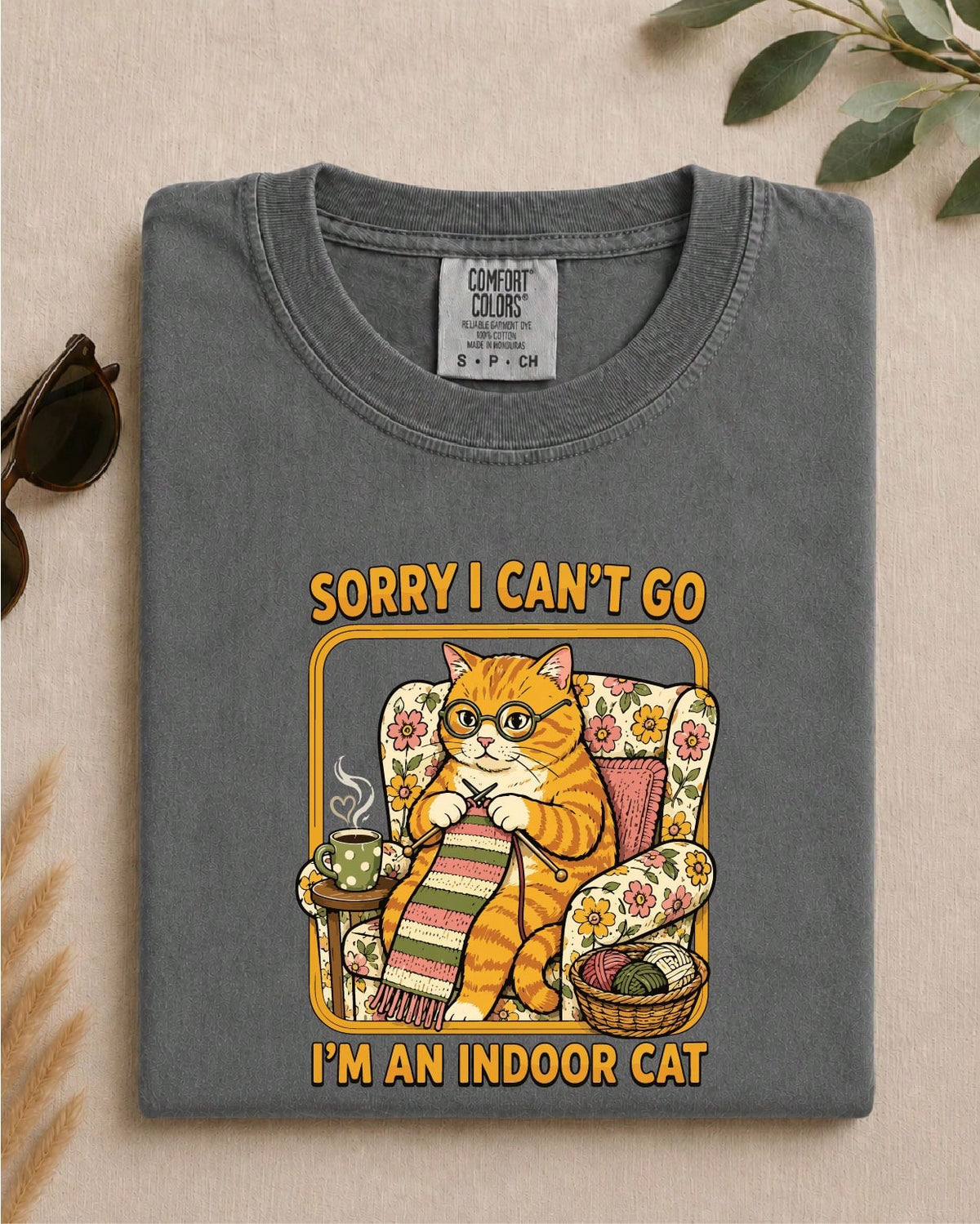 Sorry I Can't Go I'm An Indoor Cat T-Shirt