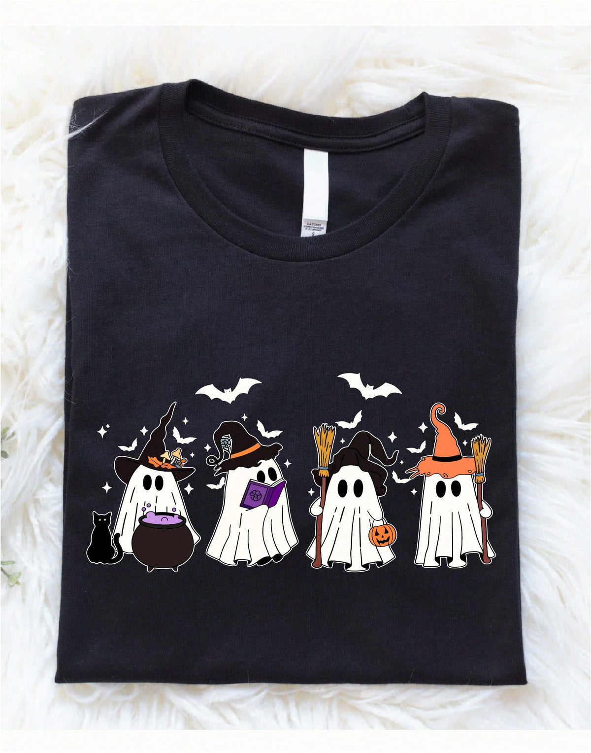 Ghost Witch Halloween T-Shirt
