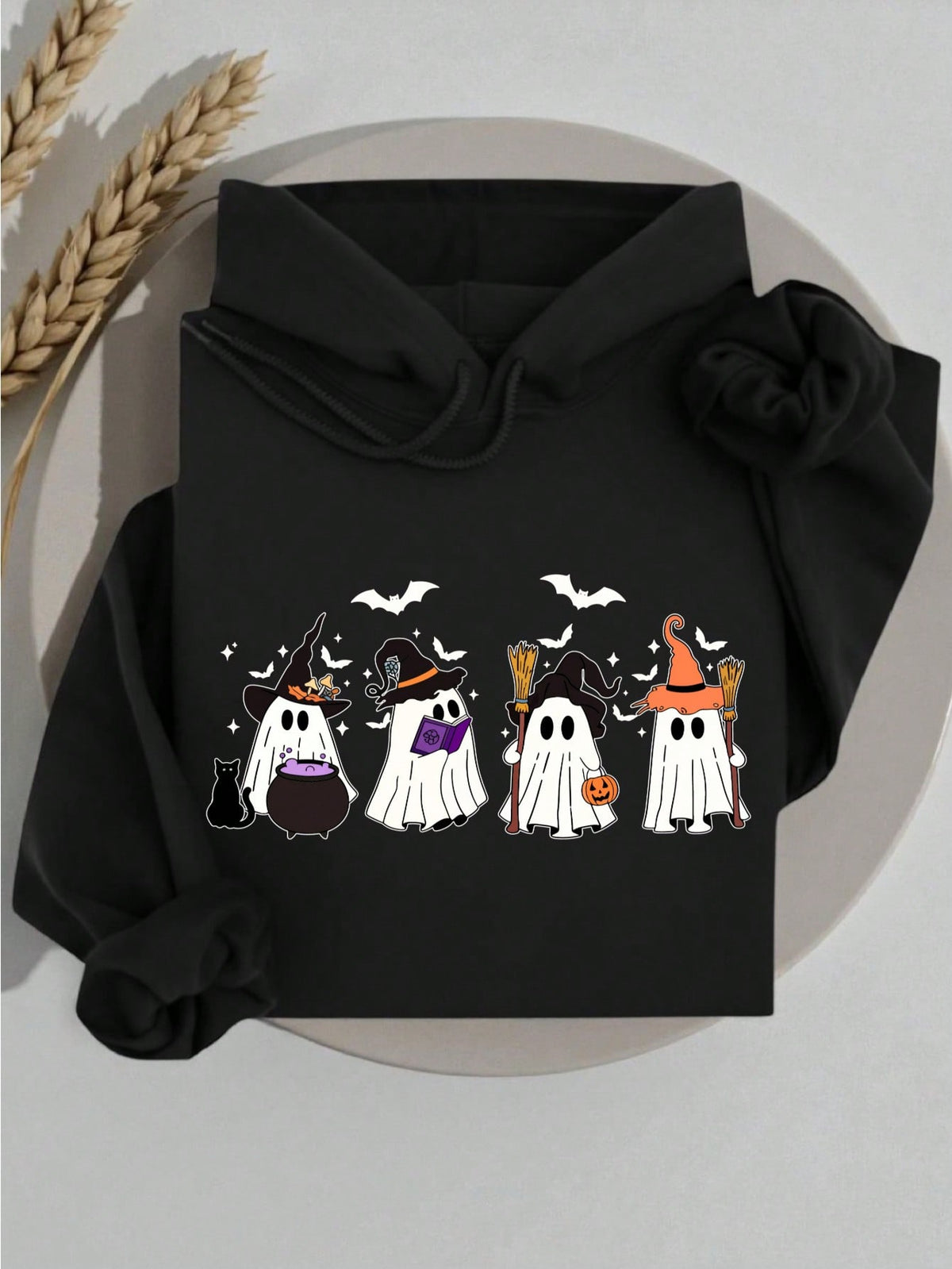 Ghost Witch Halloween Hoodie