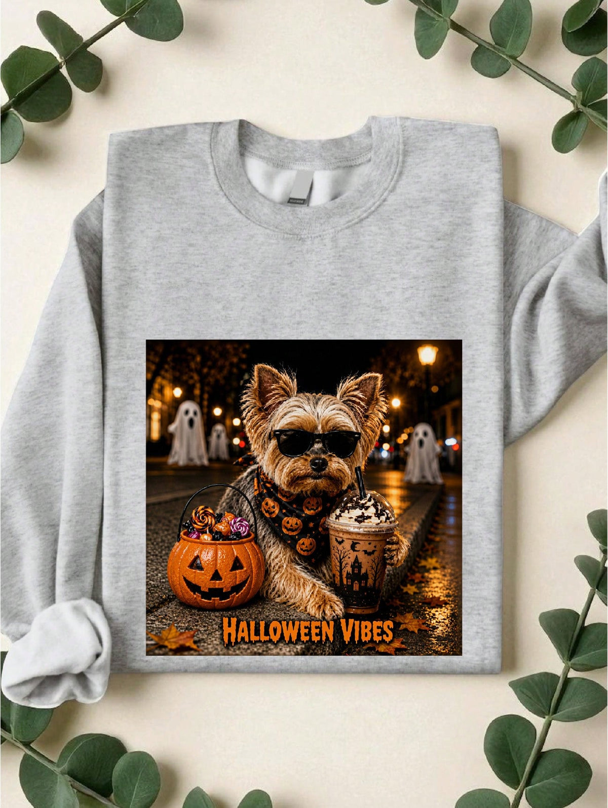 Yorkie Halloween Sweatshirt