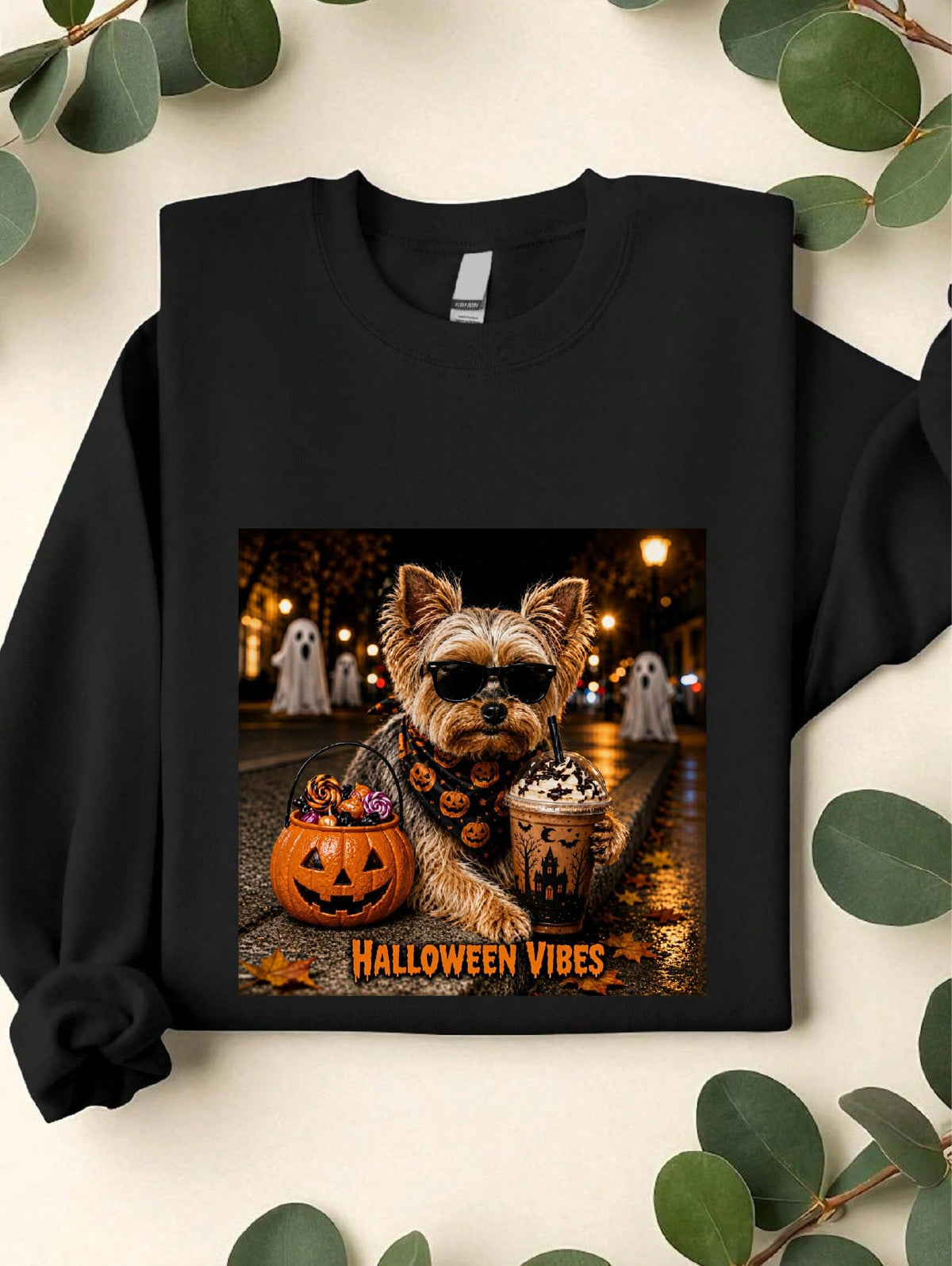 Yorkie Halloween Sweatshirt