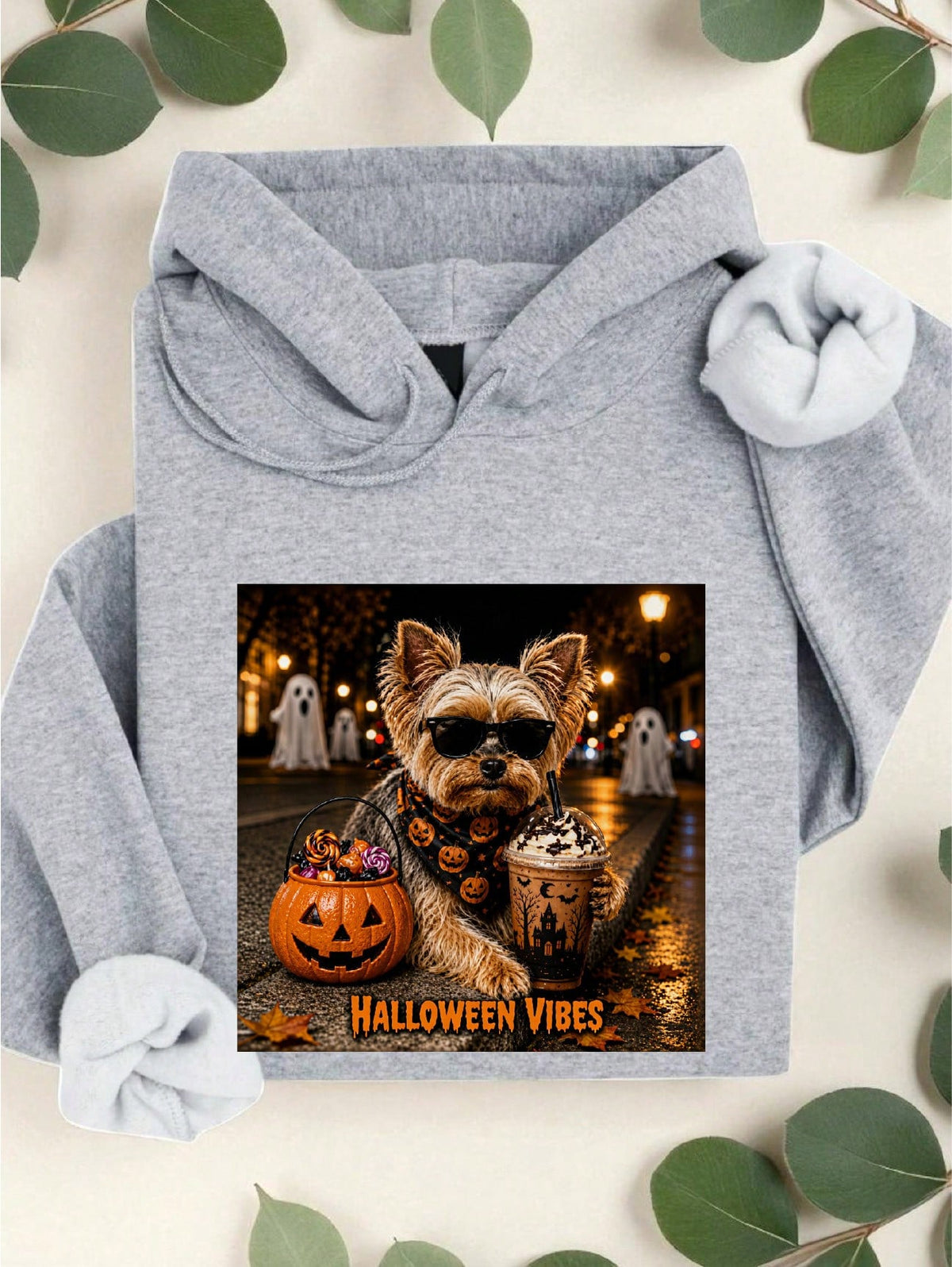 Yorkie Halloween Hoodie