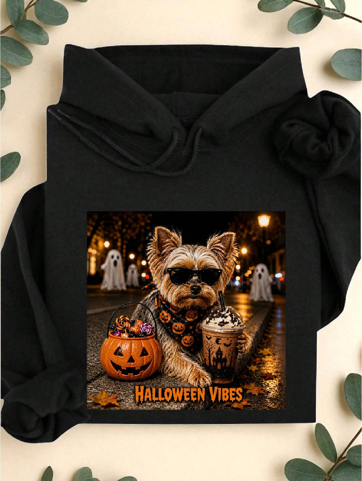 Yorkie Halloween Hoodie