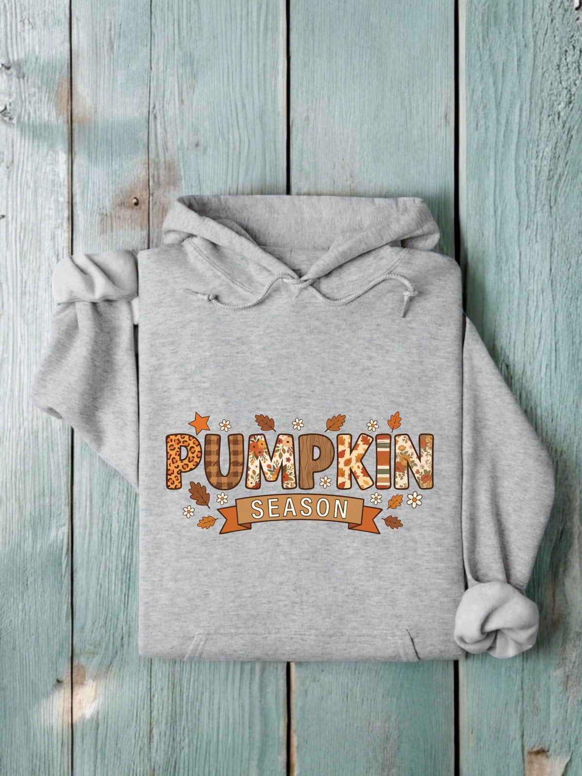 Floral Pumpkin Season Hoodie