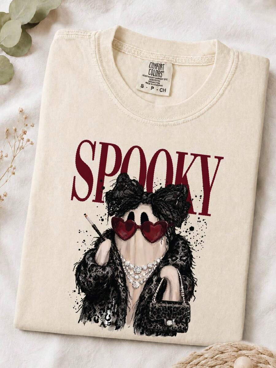 Coquette Ghost (DTF Graphic Print) T-Shirt