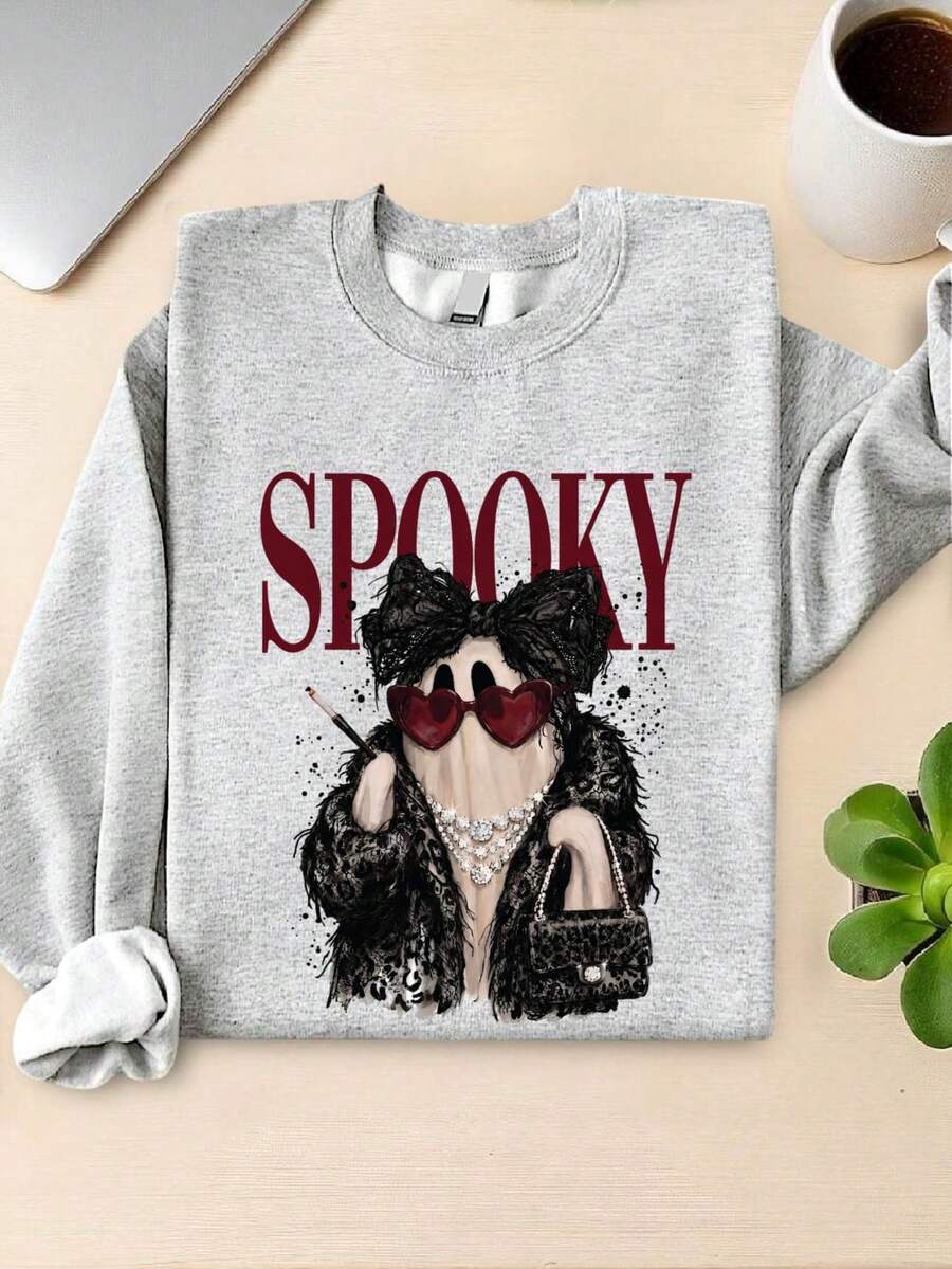 Coquette Ghost (DTF Graphic Print) Sweatshirt