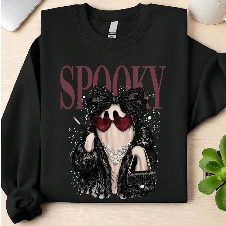 Coquette Ghost (DTF Graphic Print) Sweatshirt