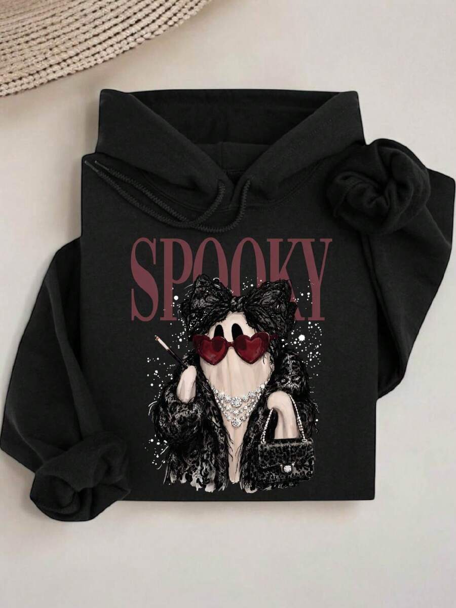 Coquette Ghost (DTF Graphic Print) Hoodie