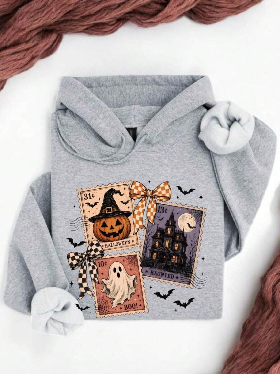 Halloween Stamp Hoodie