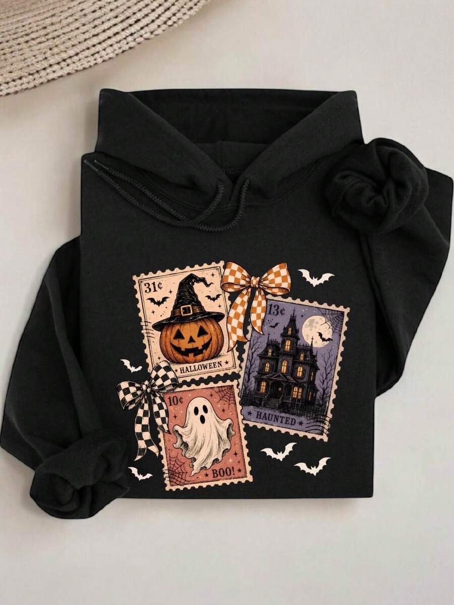 Halloween Stamp Hoodie