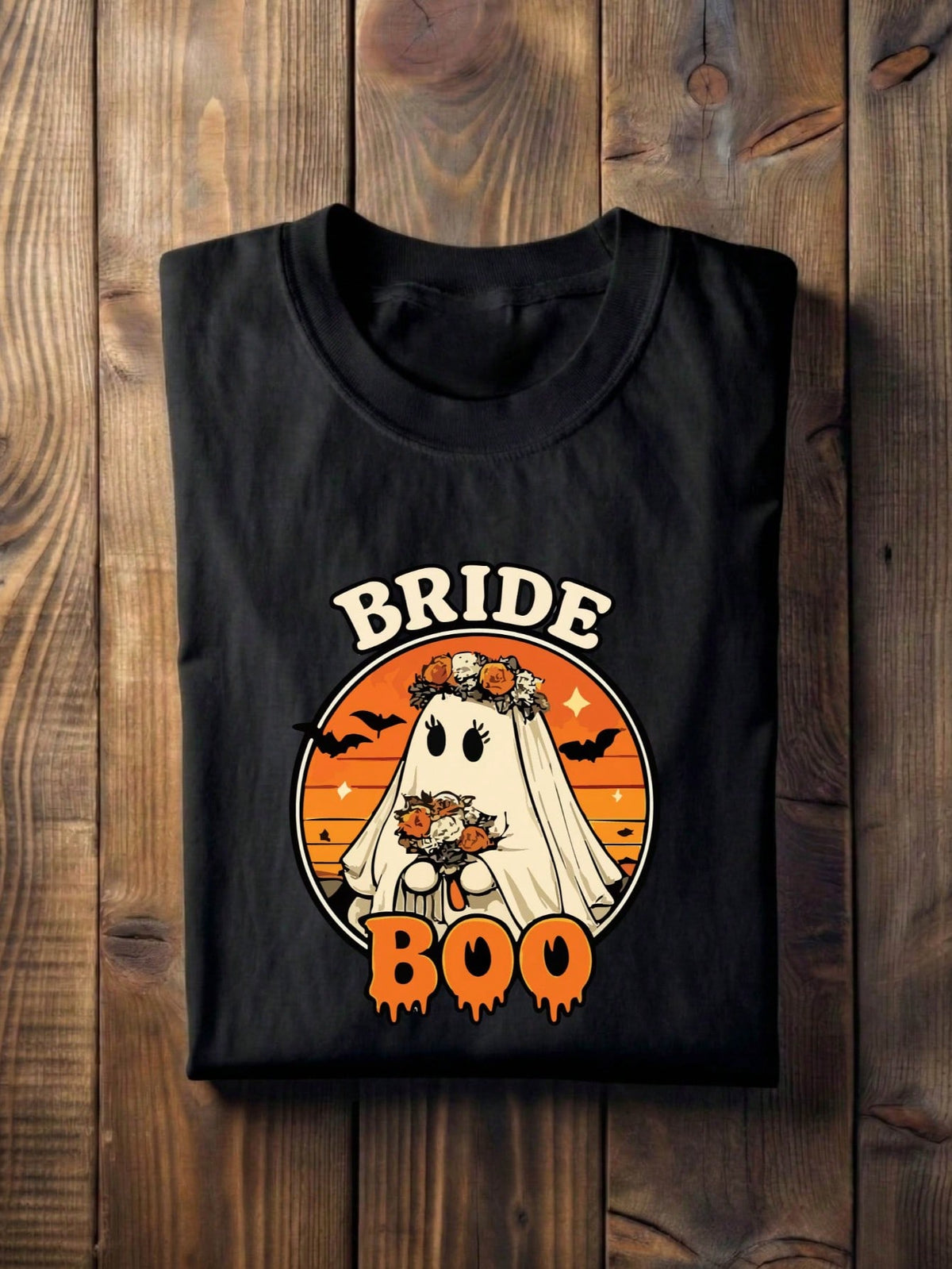 1 PC Bride Groom Boo T-Shirt