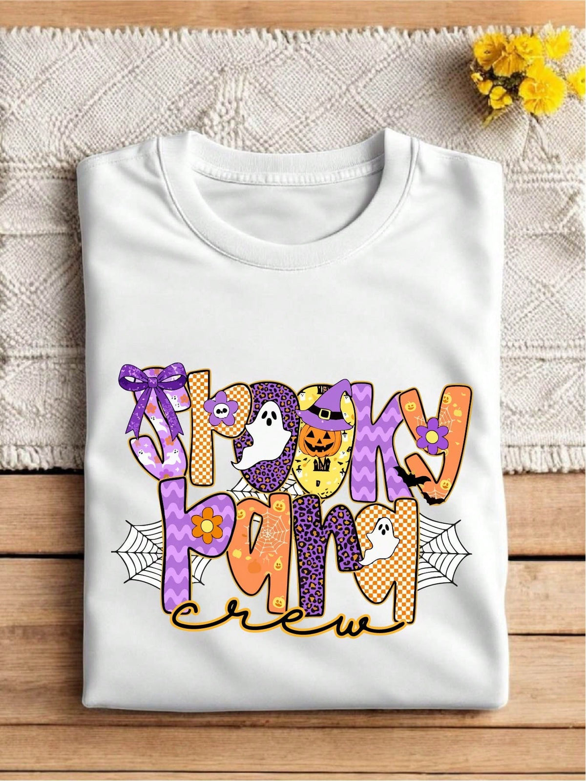 Spooky Para Crew Ghost T-Shirt