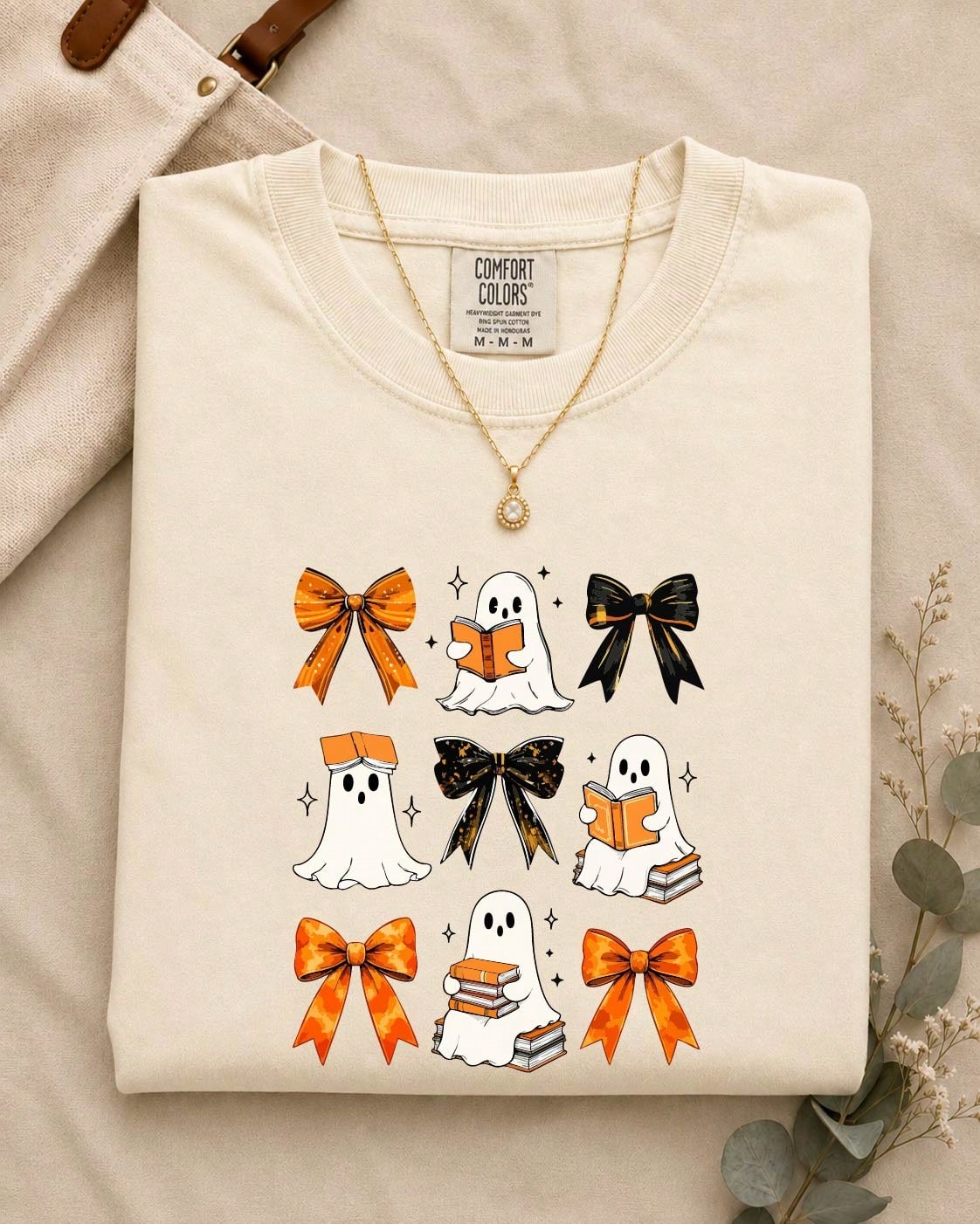 Coquette Ghost Book Comfort T-Shirt