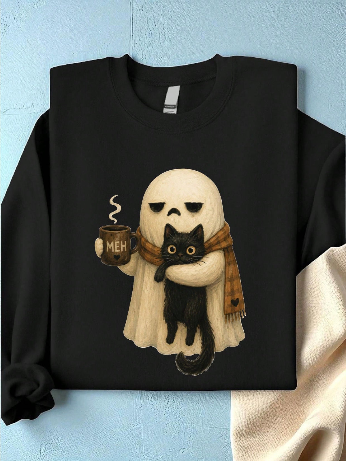 Ghost Cat Sweatshirt