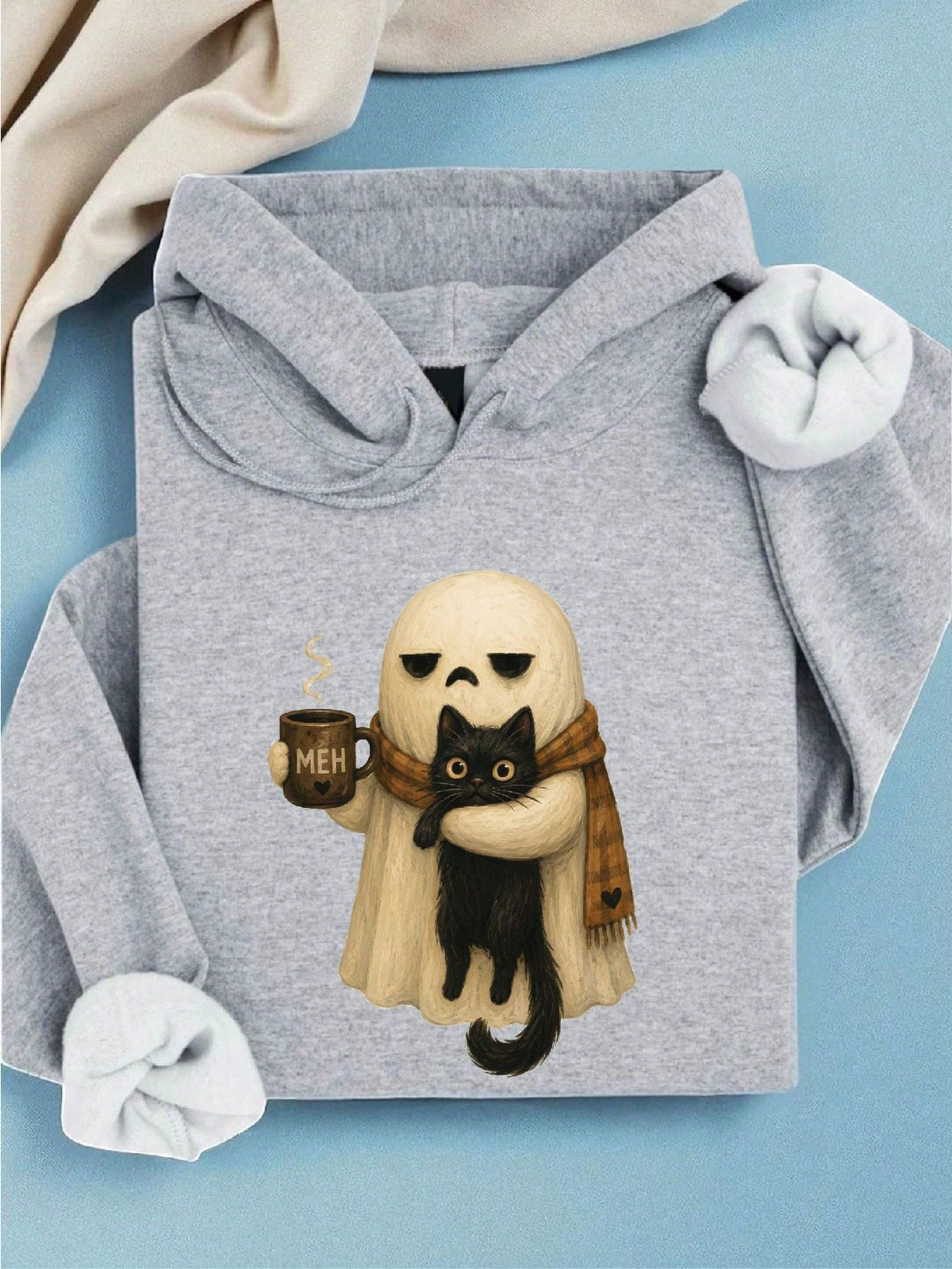 Ghost Cat Hoodie