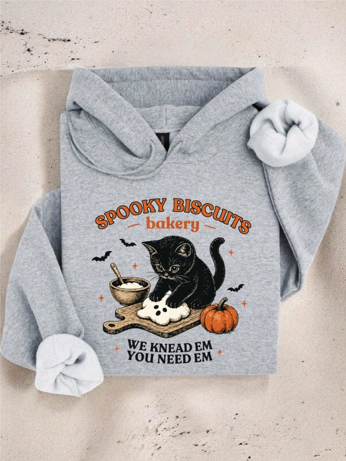 Black Cat Halloween Fall Hoodie