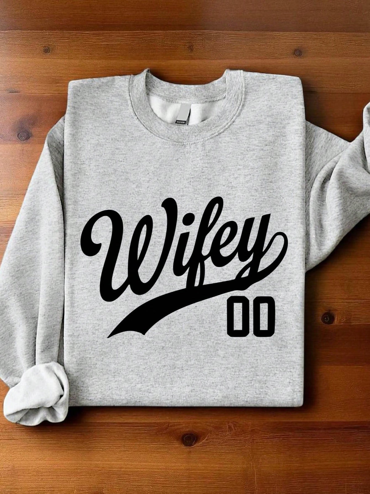 1 PC Wifey Hubby Sweatshirt