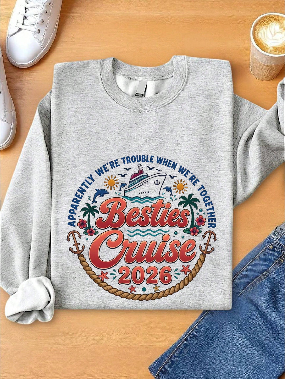 Besties Cruise Sweatshirt