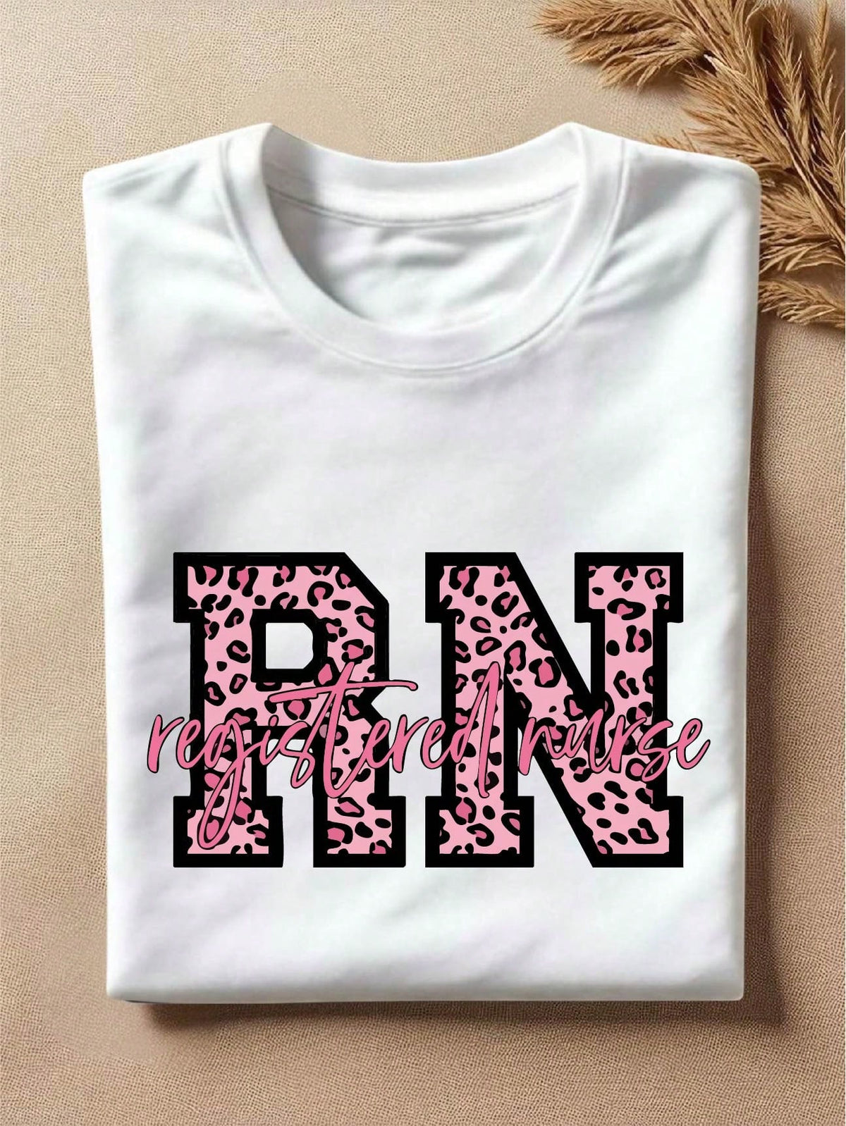 Registered Nurse Leopard T-Shirt