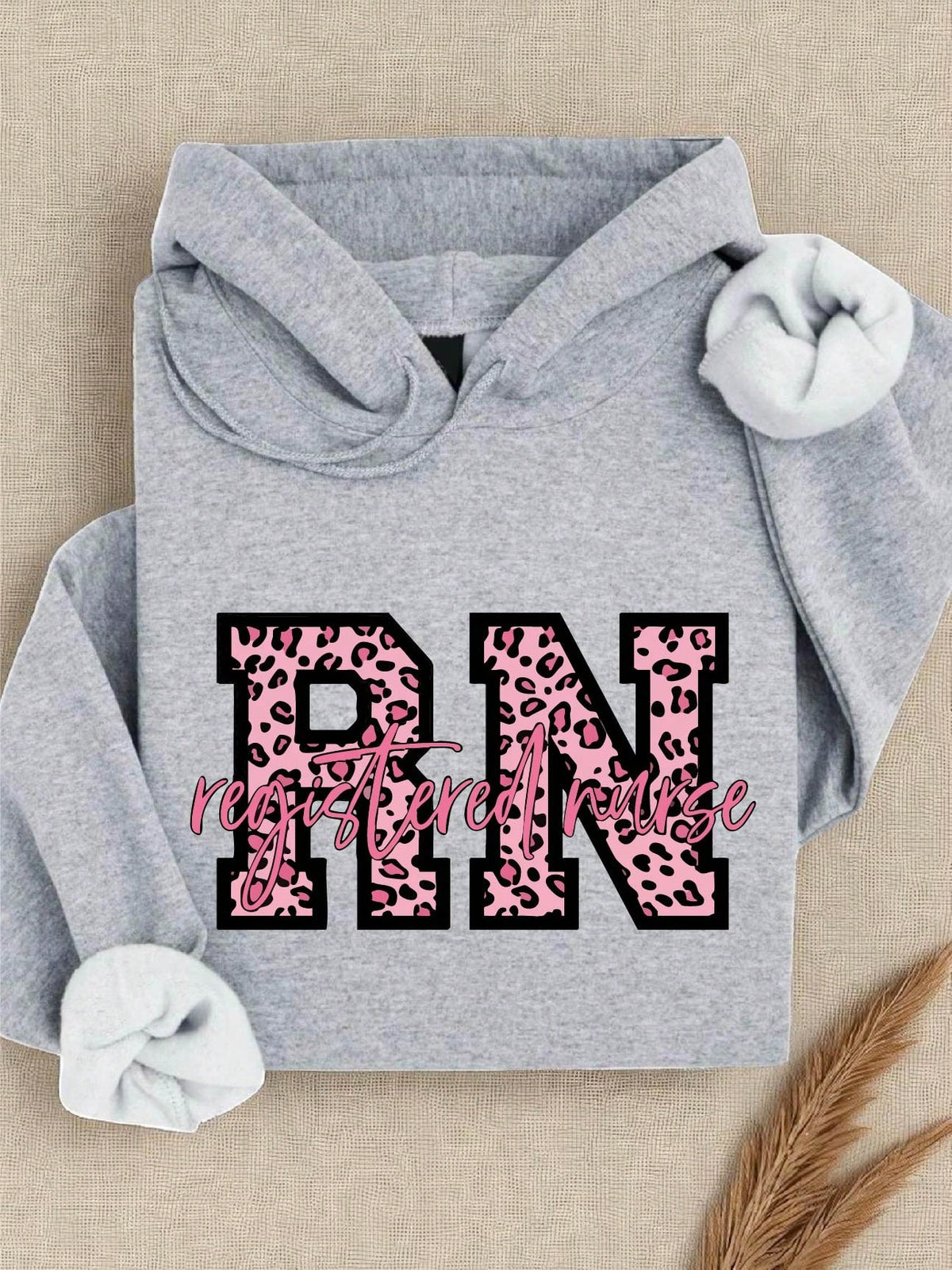 Registered Nurse Leopard Hoodie