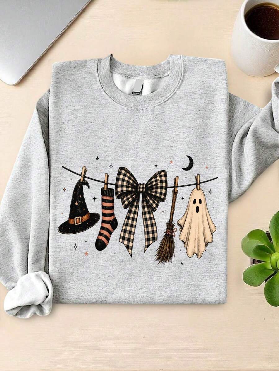 Halloween Clothesline Sweatshirt