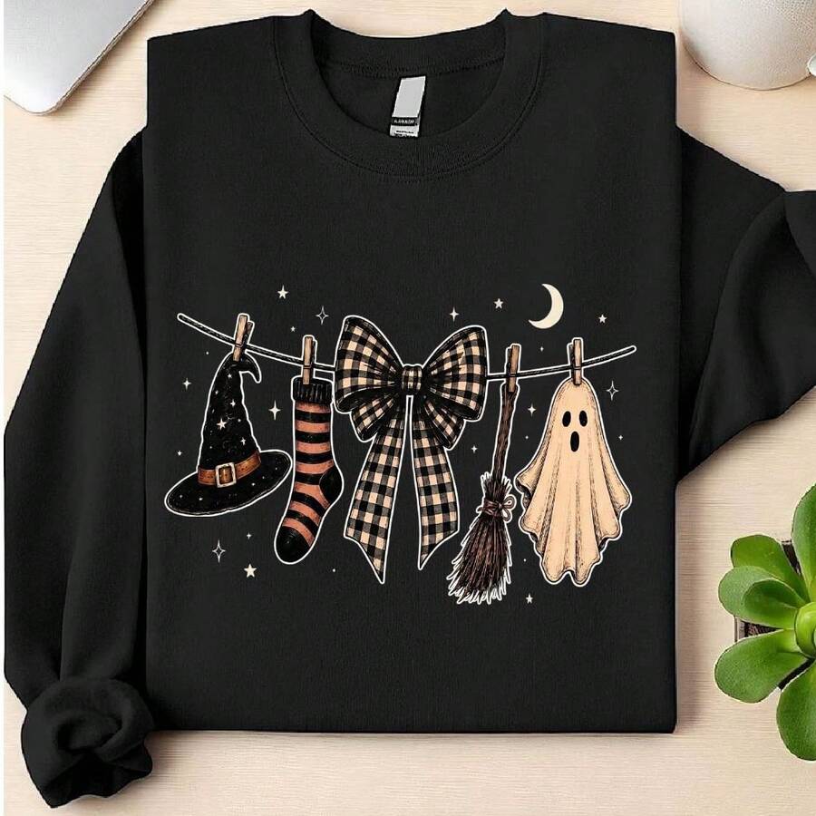Halloween Clothesline Sweatshirt