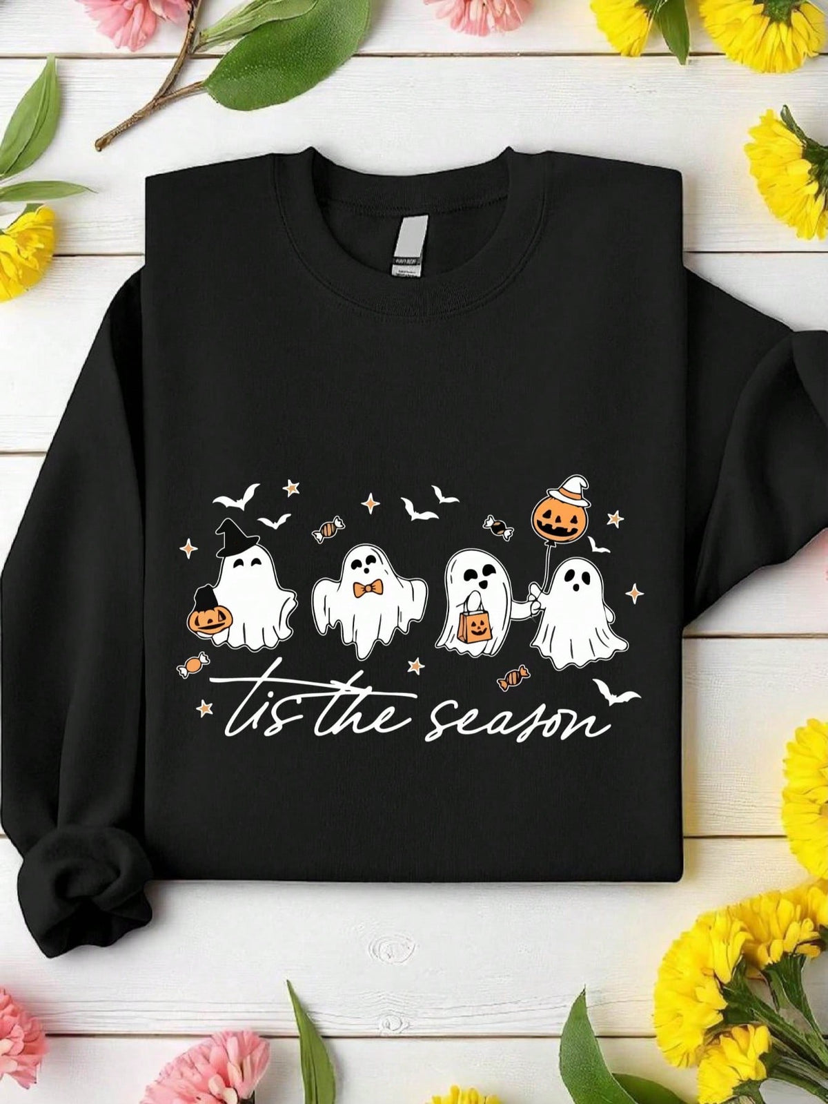 Retro Tis The Season Ghost Sweatshirt