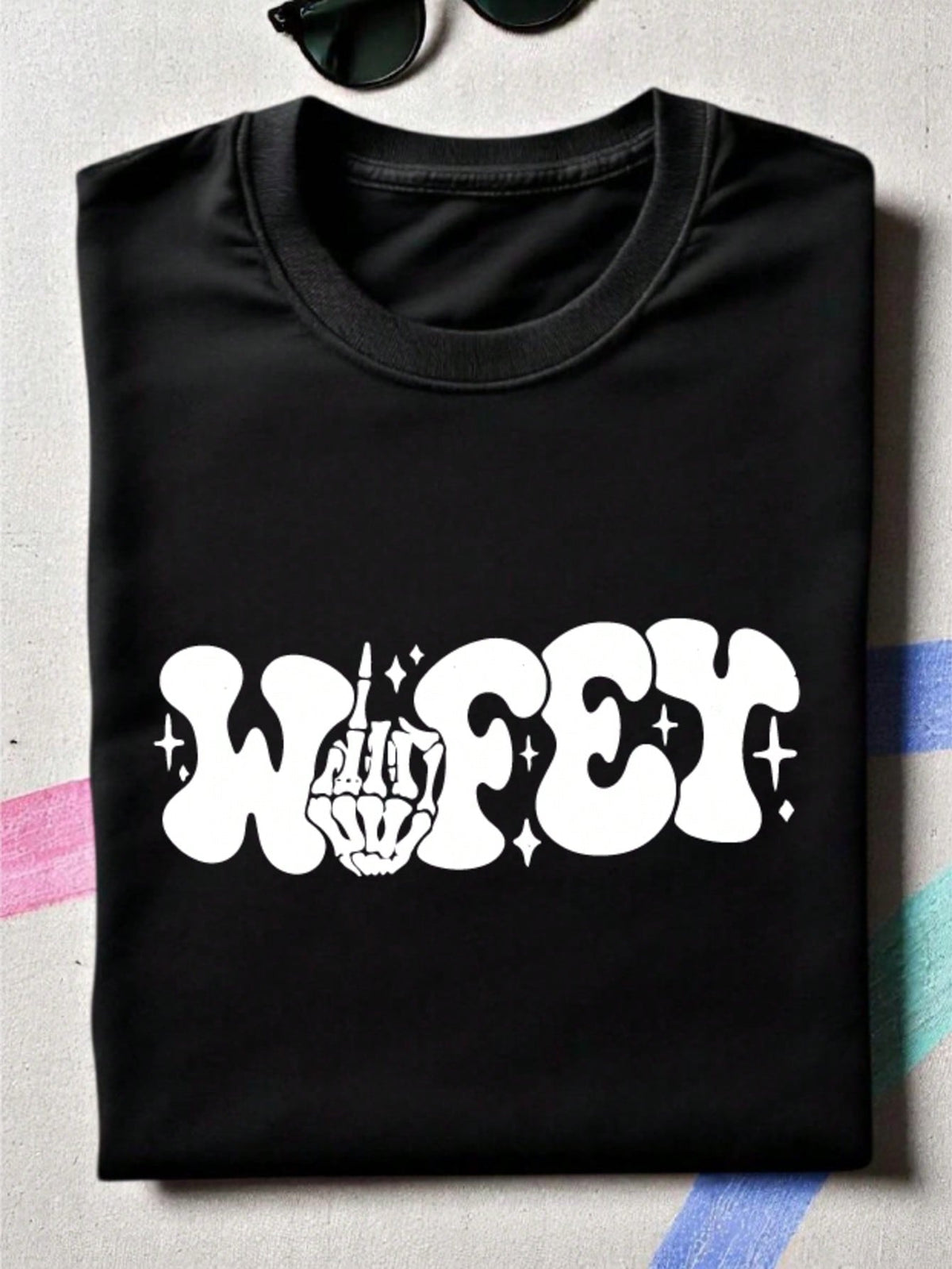 Skeleton Hand Wifey T-Shirt