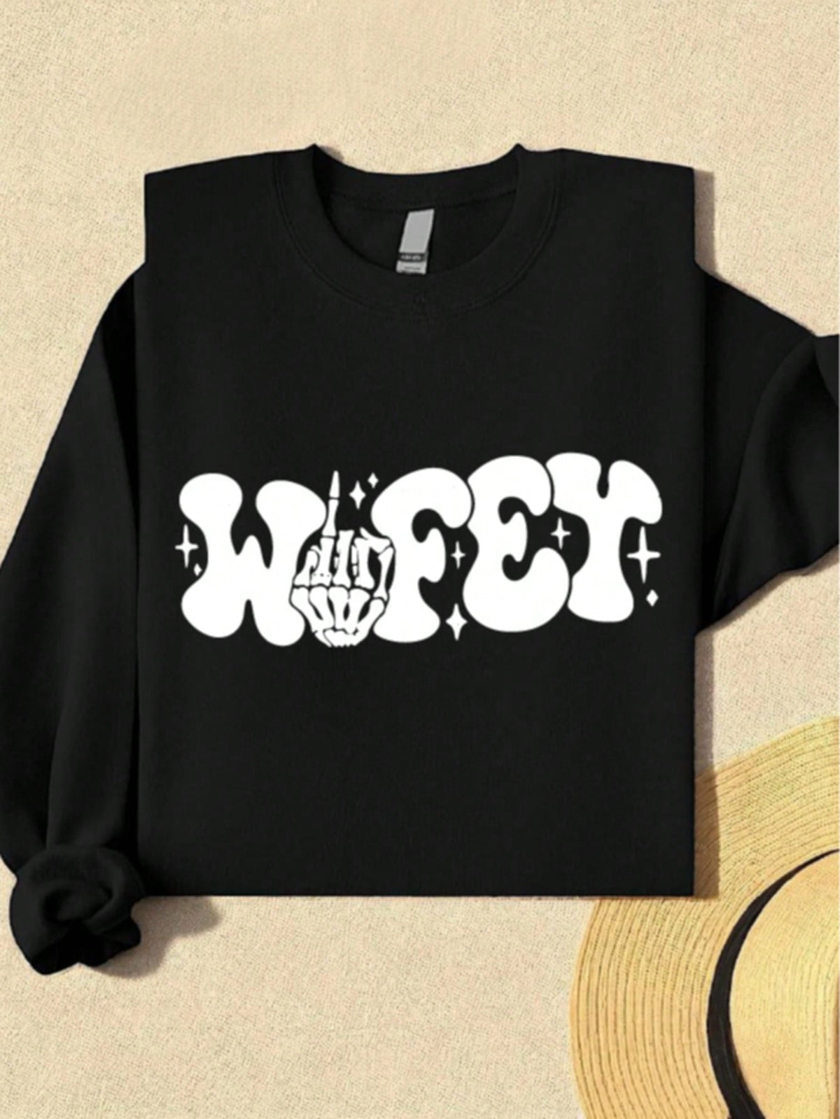 Skeleton Hand Wifey Sweatshirt