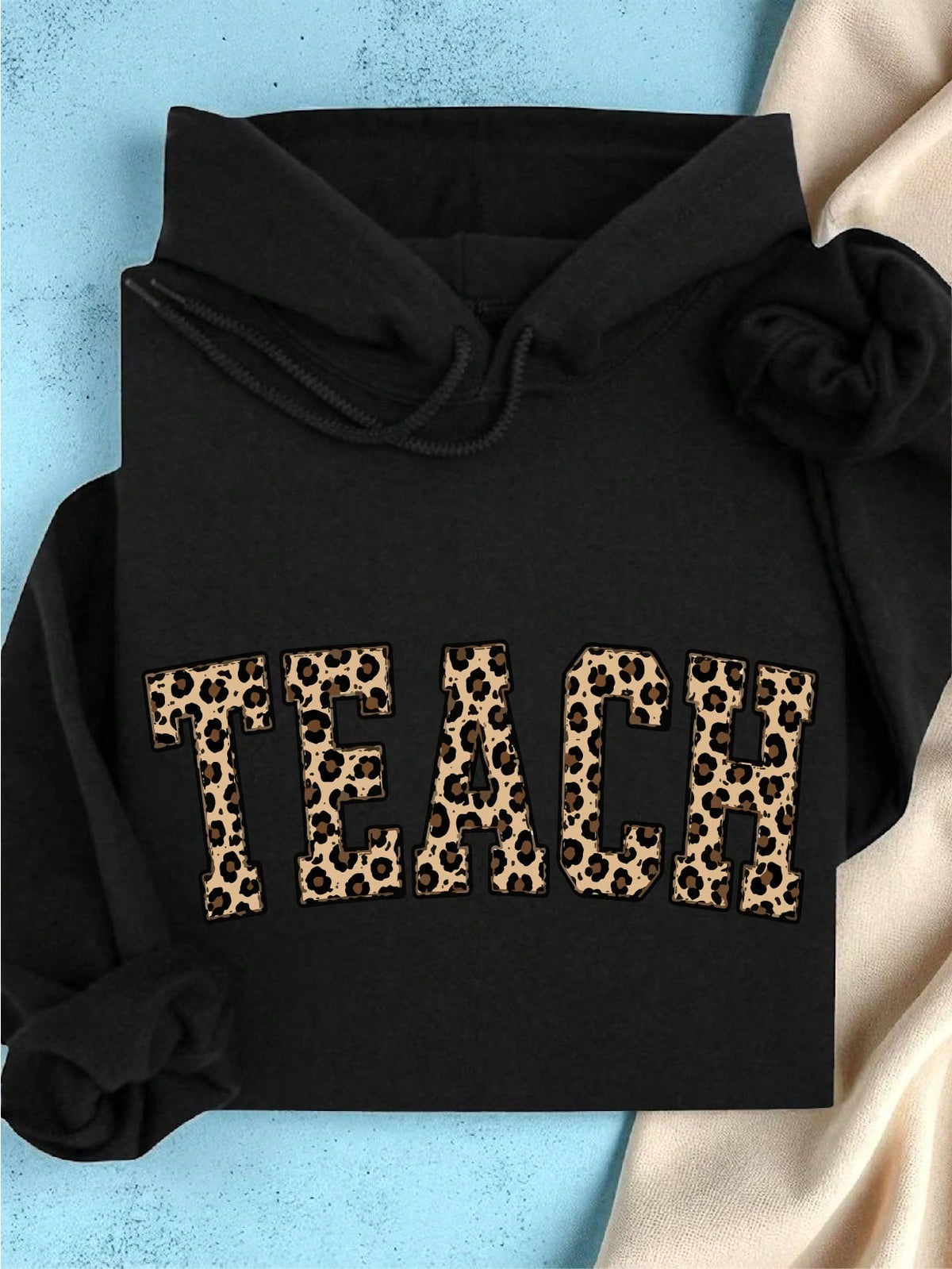 Leopard Teacher Hoodie