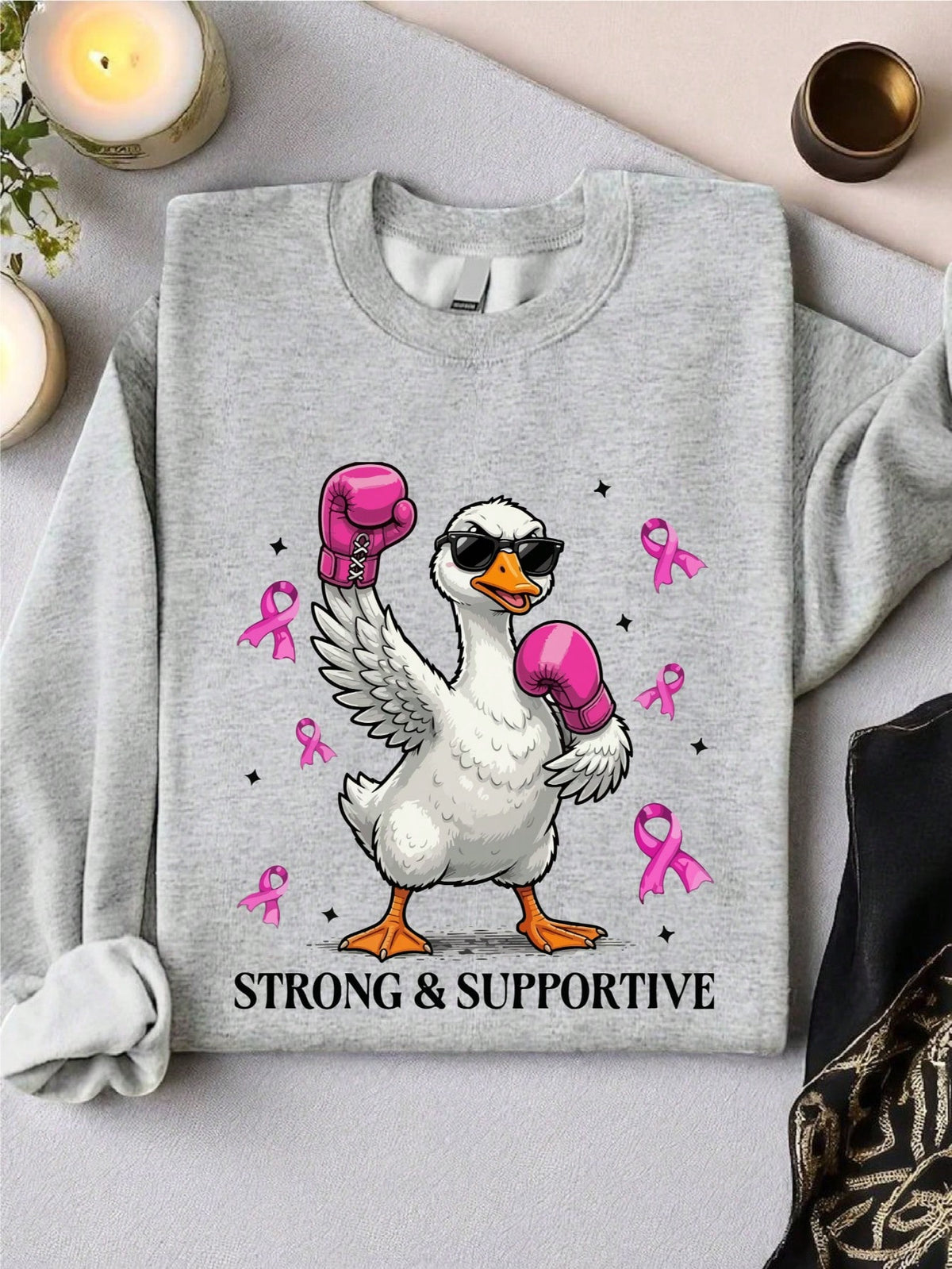 Breast Cancer Fighter Sweatshirt