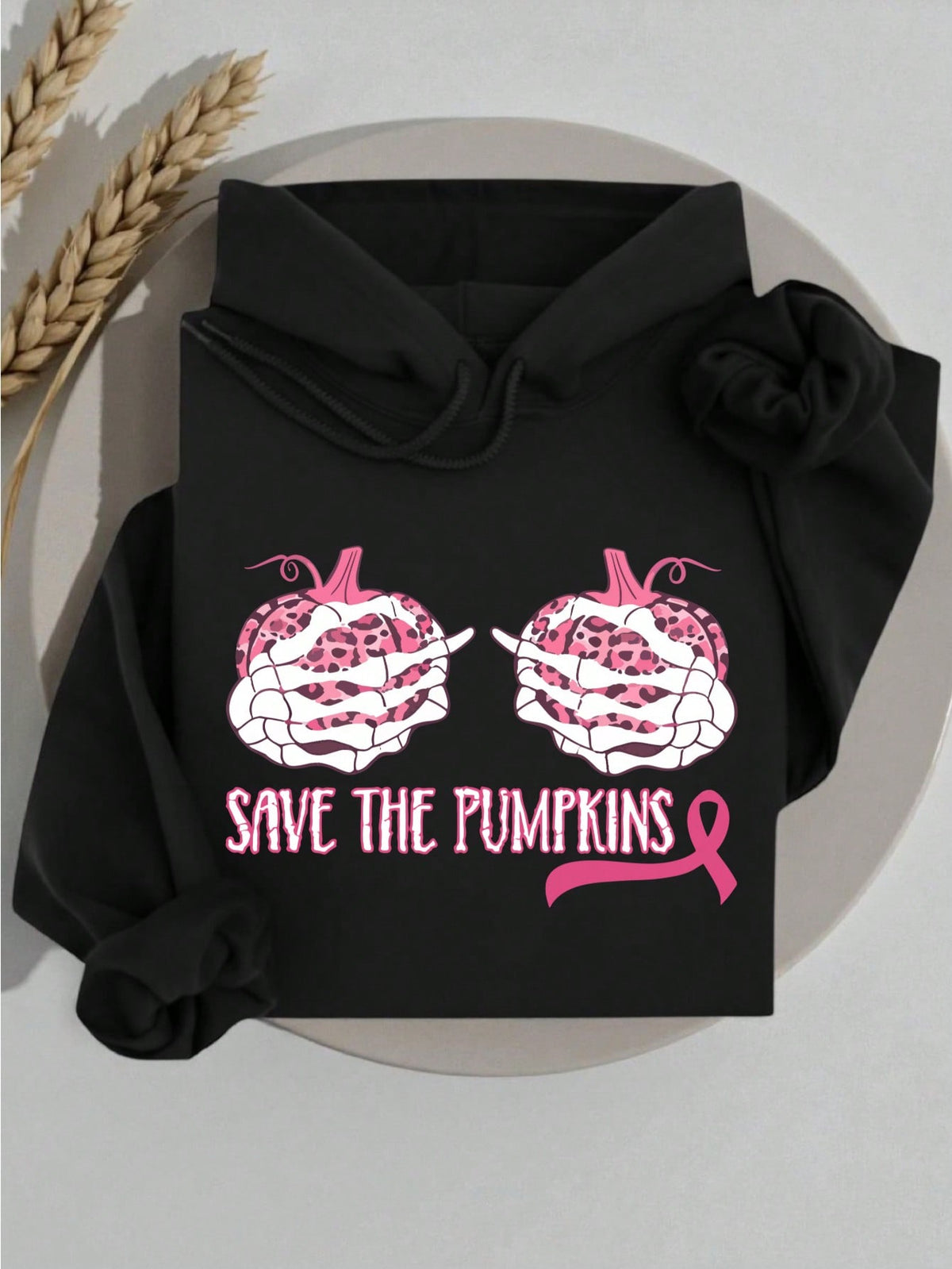 Halloween Breast Cancer Hoodie