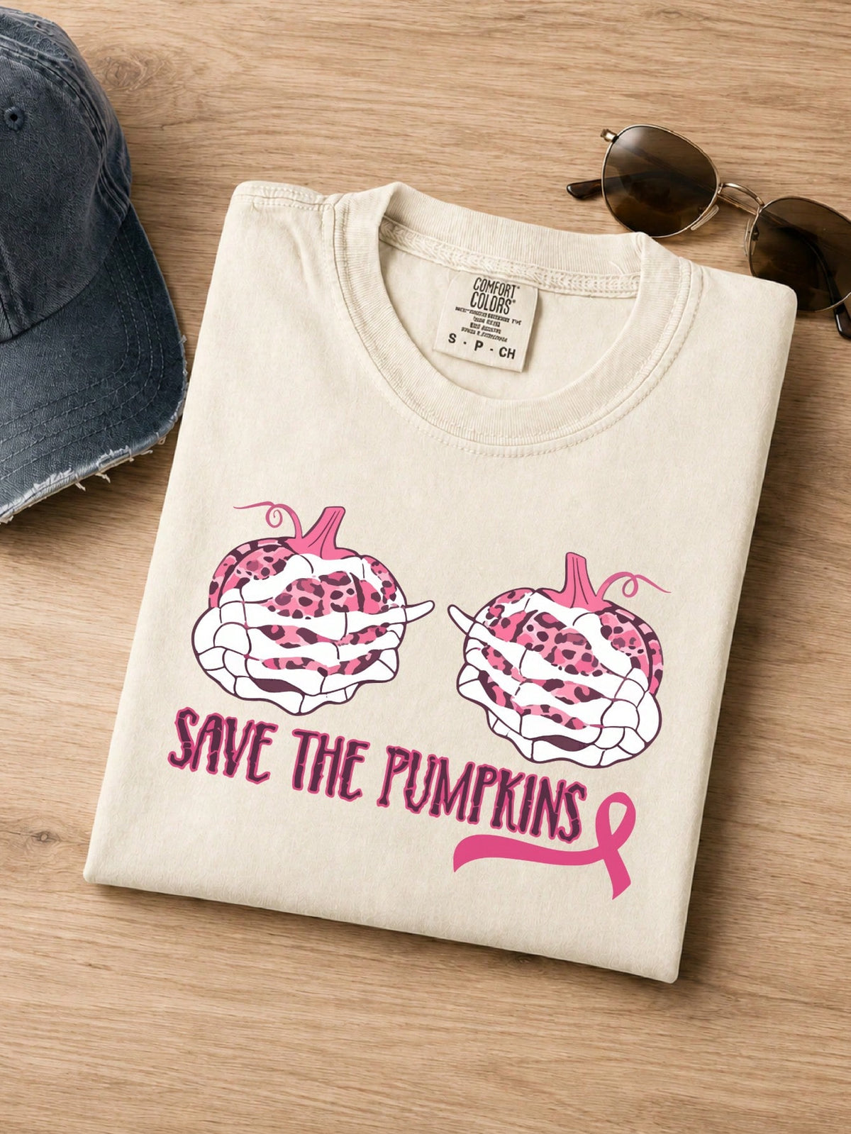 Halloween Breast Cancer Comfort T-Shirt
