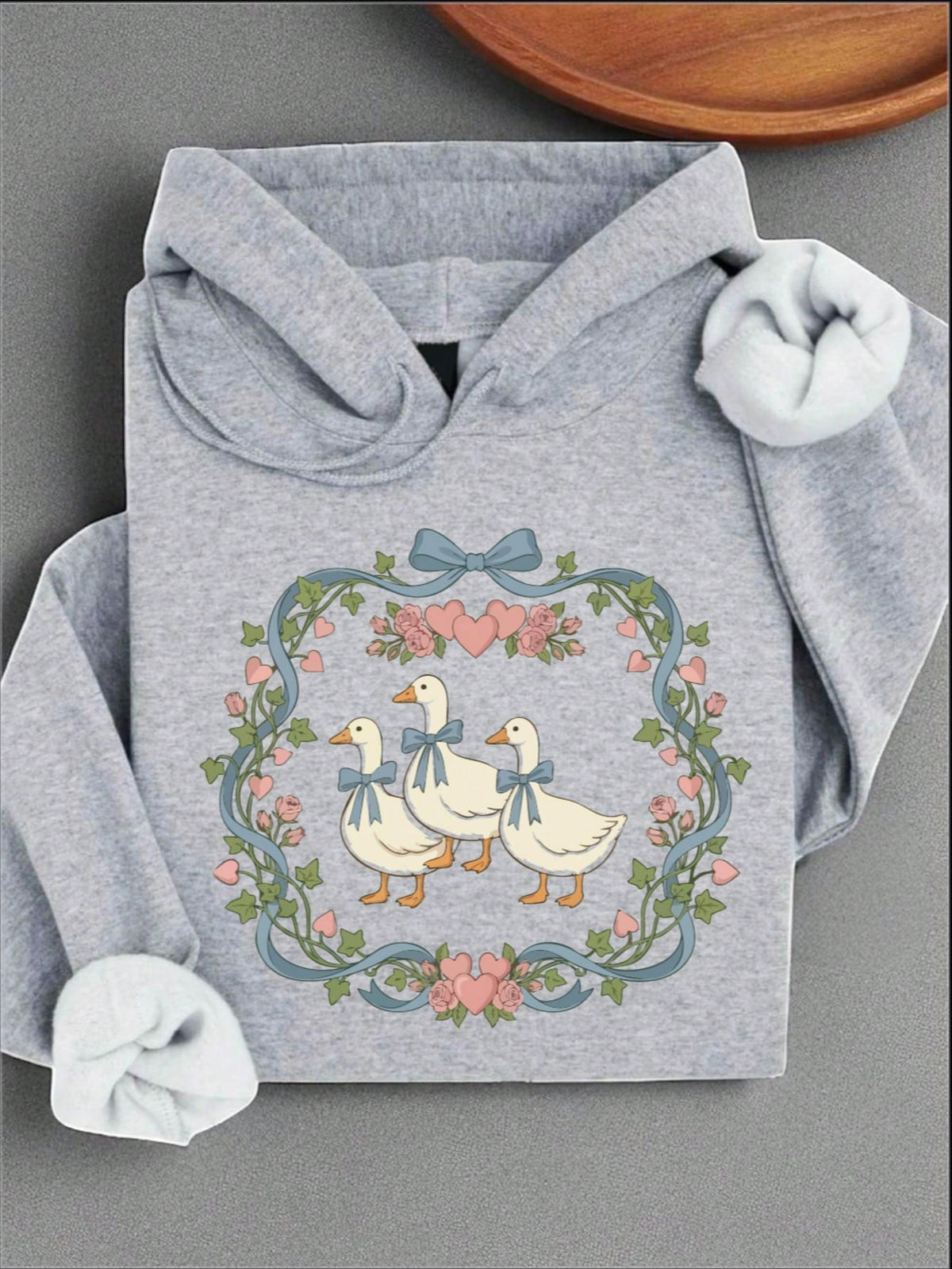 Funny Blue Ribbon Goose Lovers Hoodie