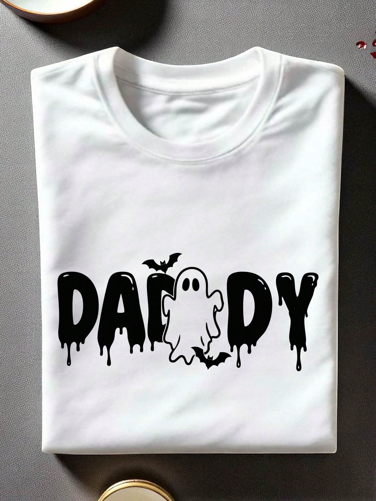 1PC Mommy And Daddy Ghosts T-Shirt