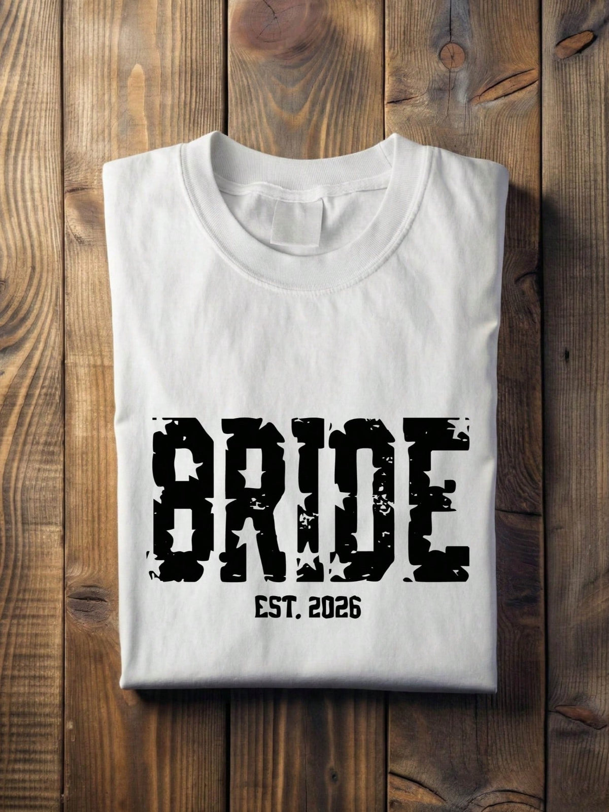 1 PC Bride Groom Est.2026 T-Shirt