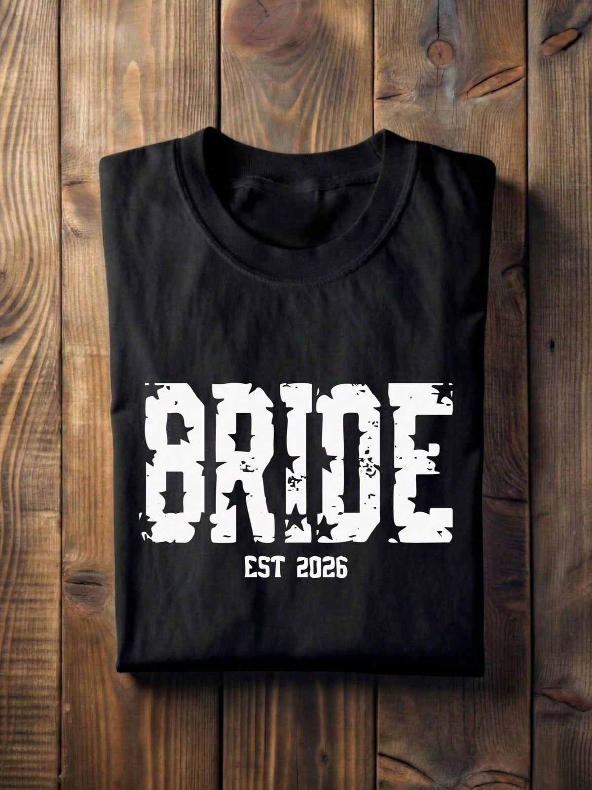 1 PC Bride Groom Est.2026 T-Shirt