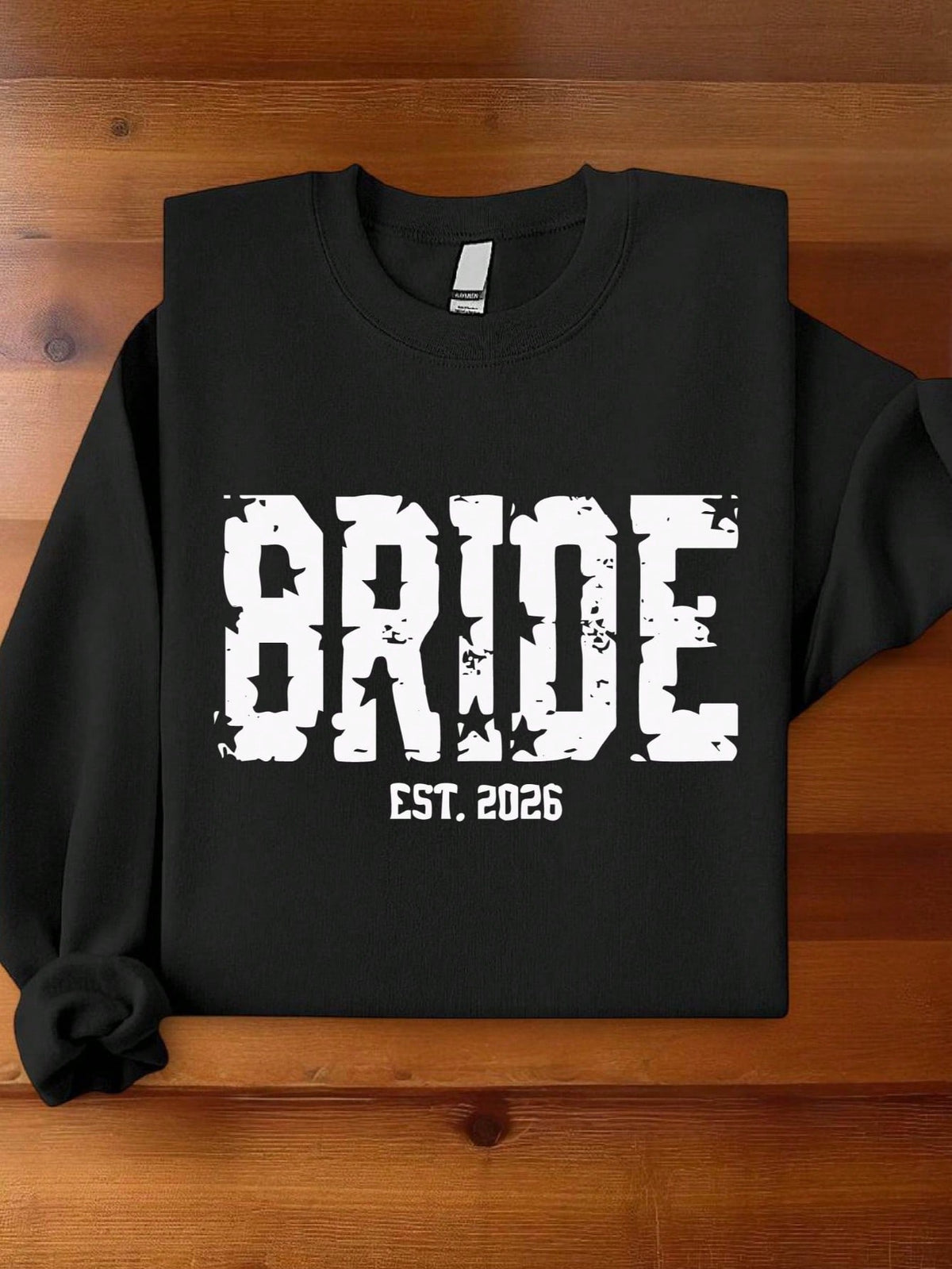 1 PC Bride Groom Est.2026 Sweatshirt