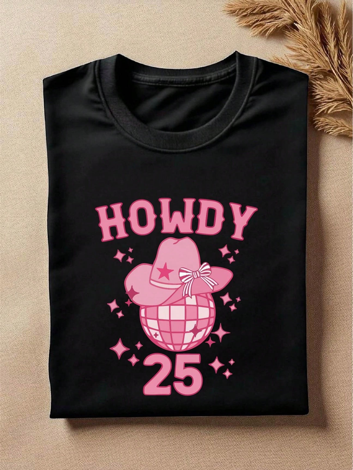 Howdy 25 Western Birthday T-Shirt