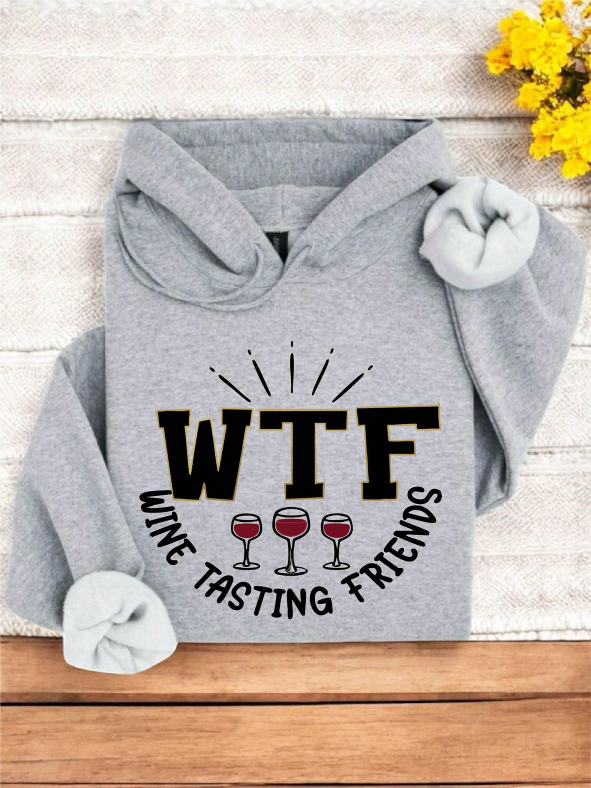 Wine Tasting Friends Hoodie