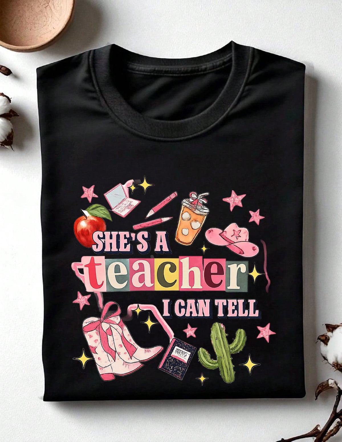 She's Teacher I Can Tell T-Shirt