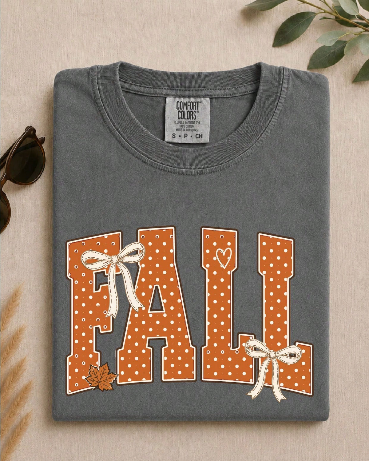 Fall Polka Dot T-Shirt