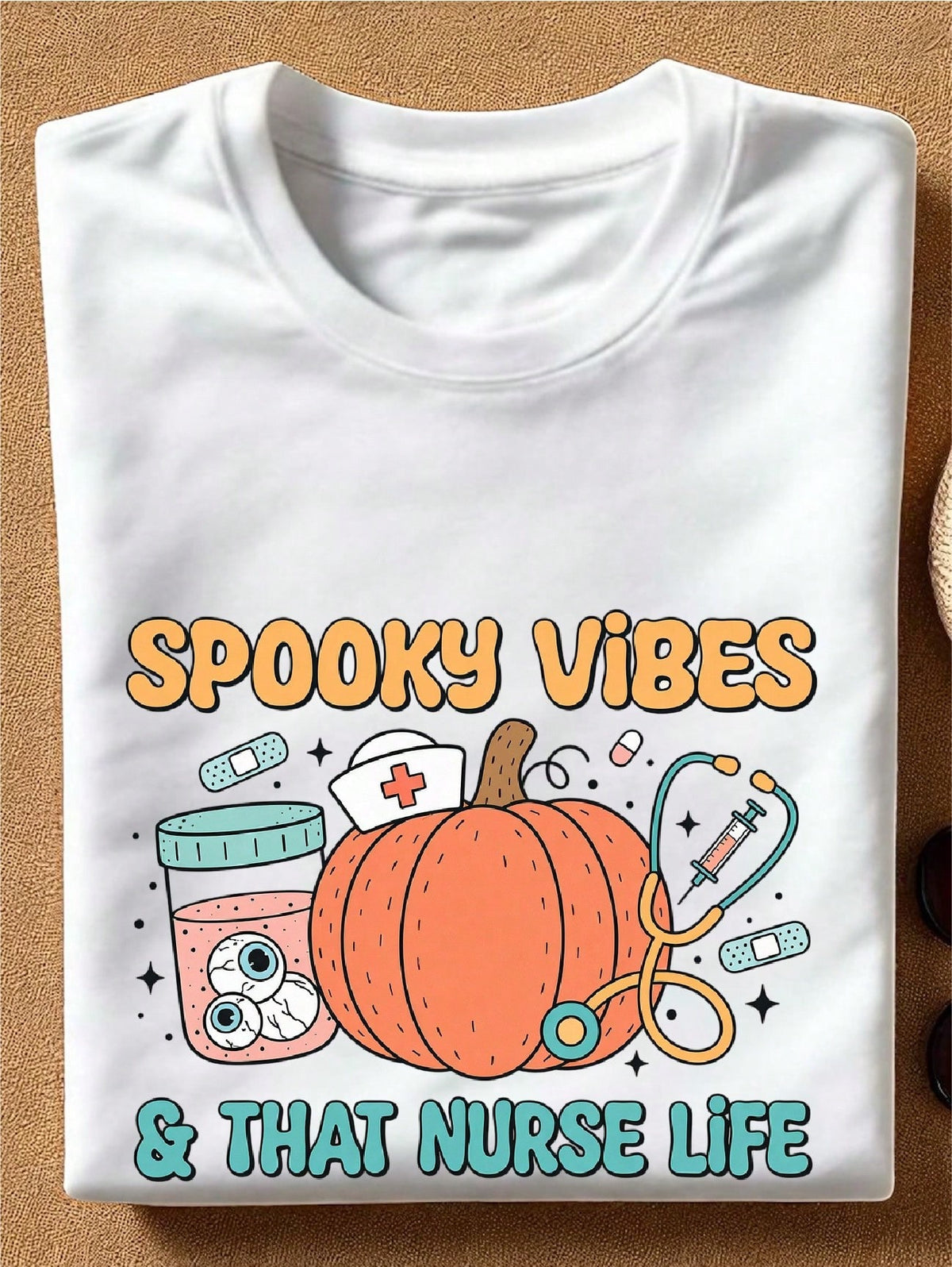 Spooky Vibes And That Nurse Life T-Shirt