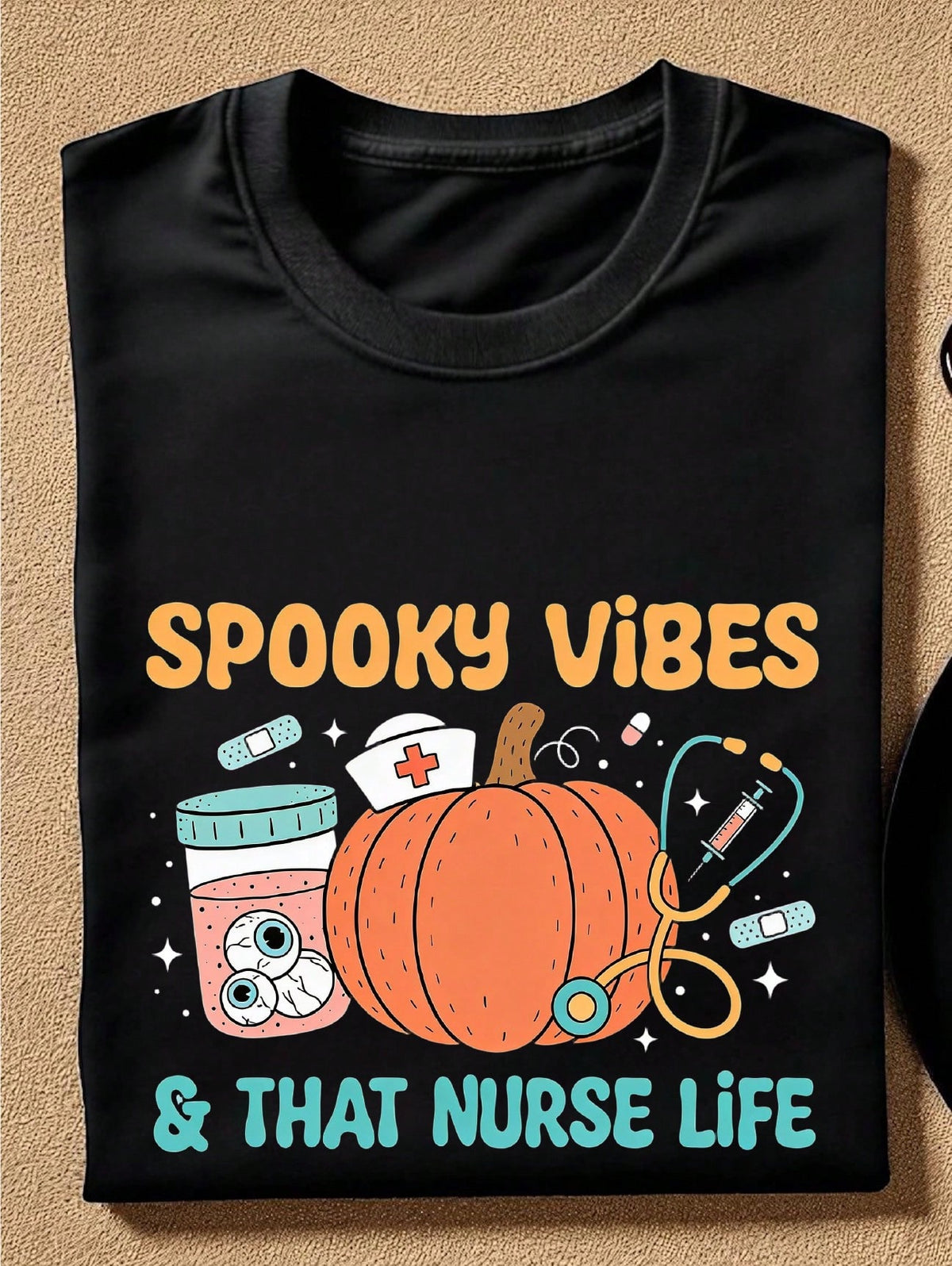 Spooky Vibes And That Nurse Life T-Shirt