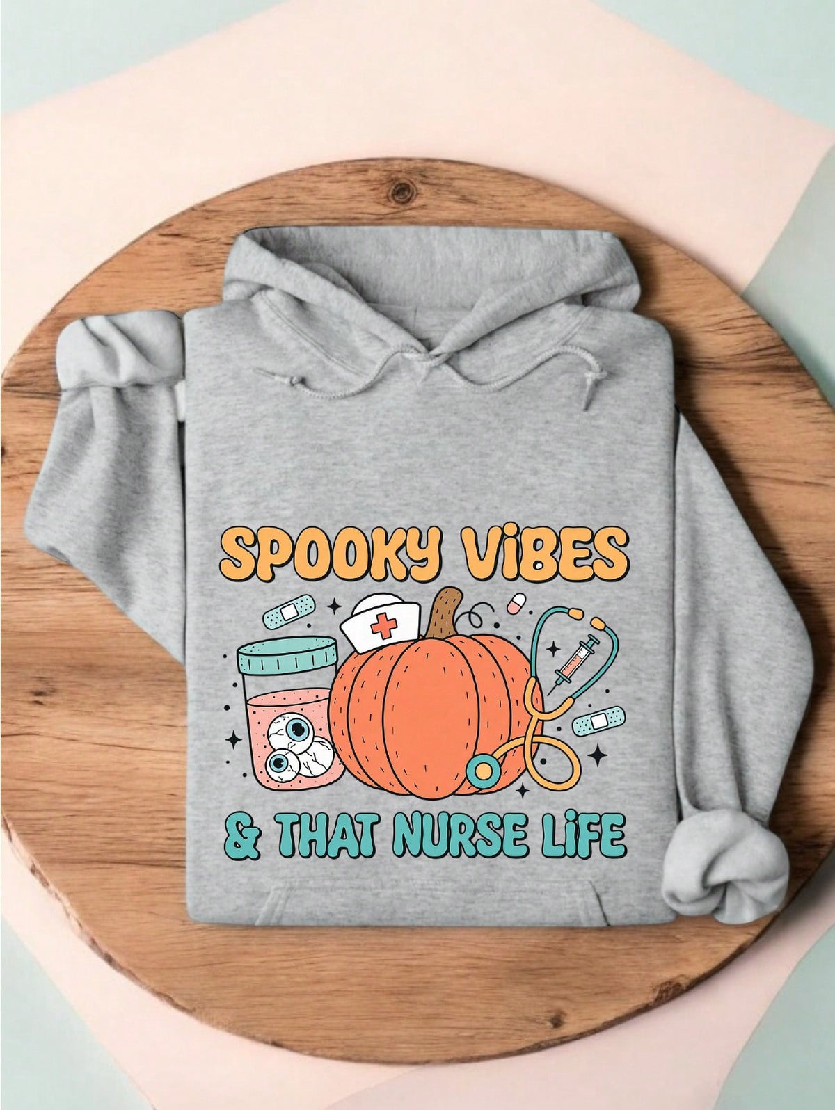 Spooky Vibes And That Nurse Life Hoodie