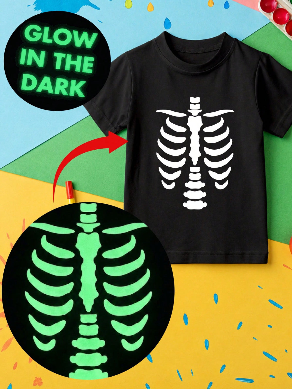 Skeleton Glow In Dark Bodysuit