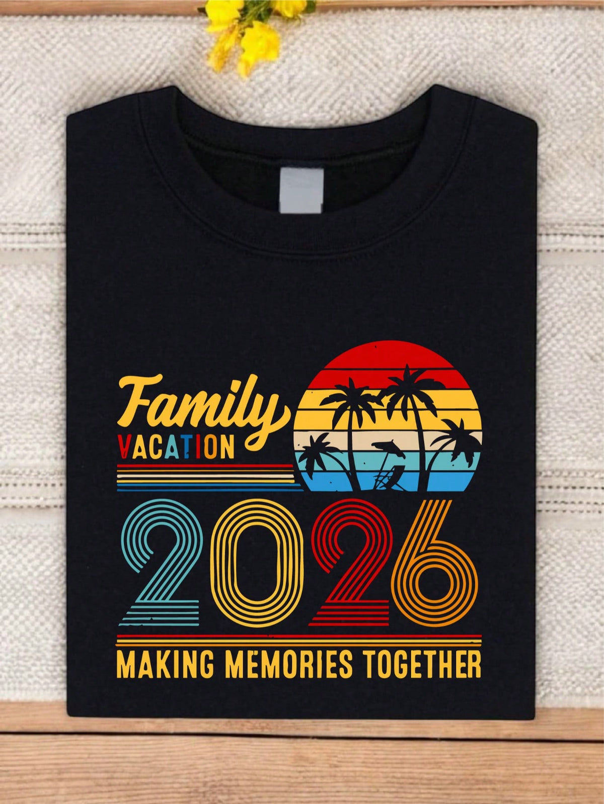 Vintage Family Vacation 2026 T-Shirt